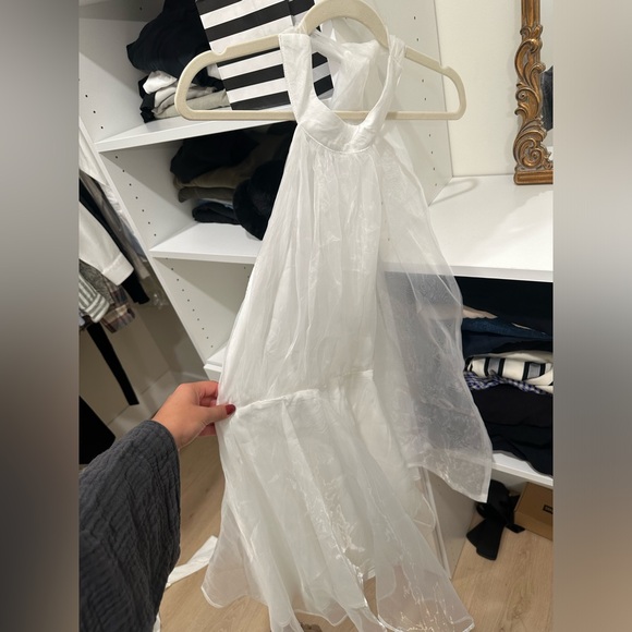 Brand New Idem Ditto white halter bow back dress - Picture 4 of 5